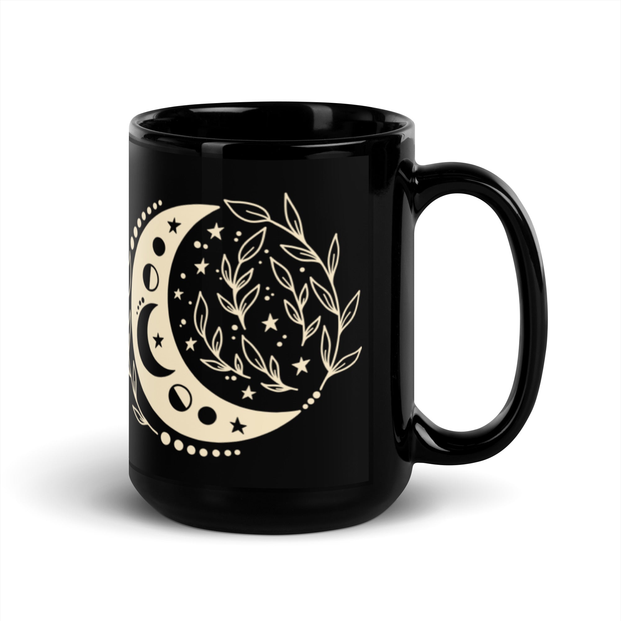 bohemian moon coffee mug