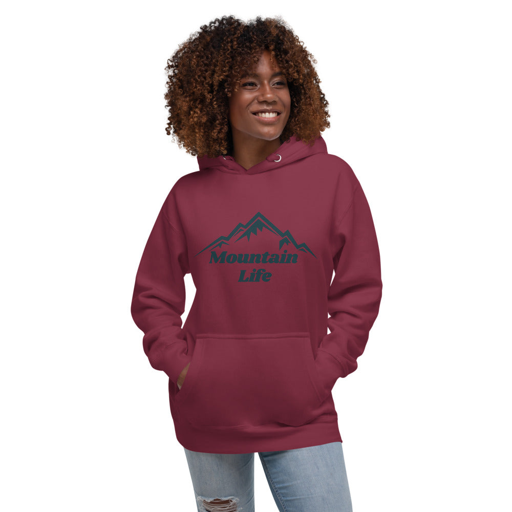 sweatshirt mountain life hoodie