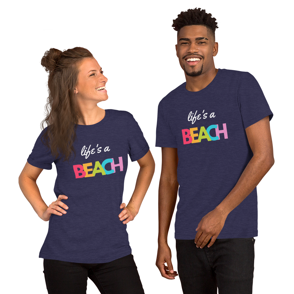 "Life's a Beach" Unisex Beach Lover Premium Eco T-Shirt