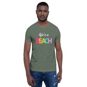 "Life's a Beach" Unisex Beach Lover Premium Eco T-Shirt