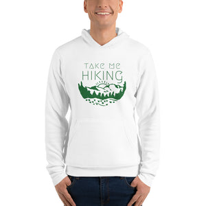 white hiking hoodie