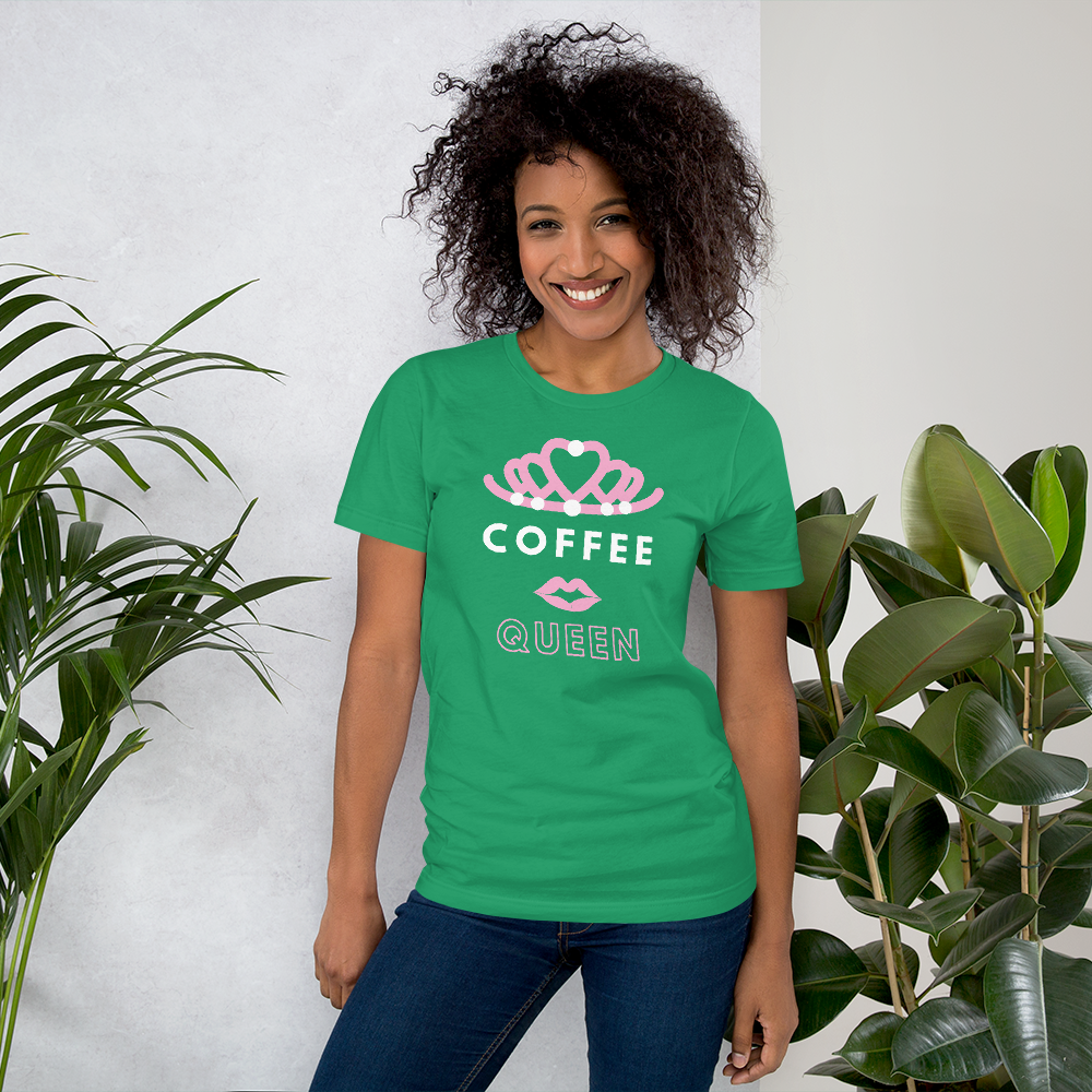 "Coffee Queen" Women's Coffee Drinker Eco T-Shirt