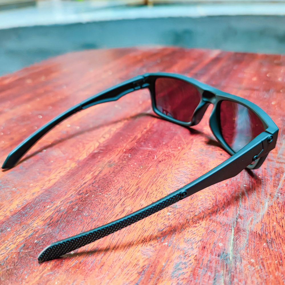 Man Sunglasses Sporty Black- Kiwi Kool