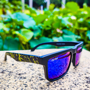 Malibu-Turtle Power Men's Polarized Sunglasses with Blue Mirrored Le –