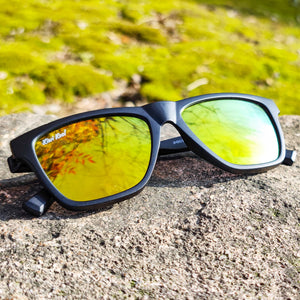 Black Mirror Polarized Sunglasses - Stylish Eye Protection