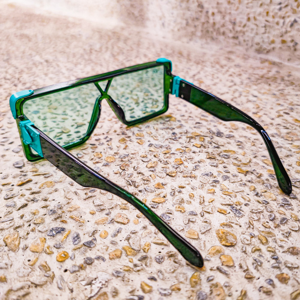 green celebrity sunglasses