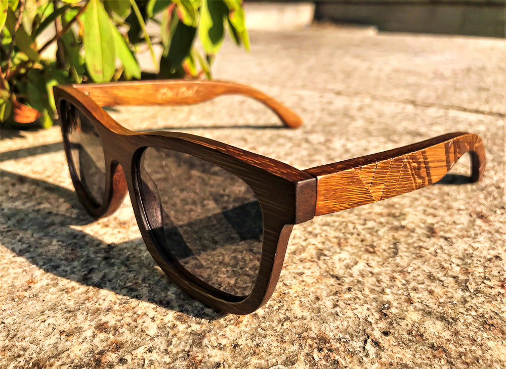 Earth Wood Men's Moonstone Polarized Sunglasses - QVC.com