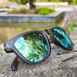 "Rio" Translucent Mirrored Sunglasses (Grey)