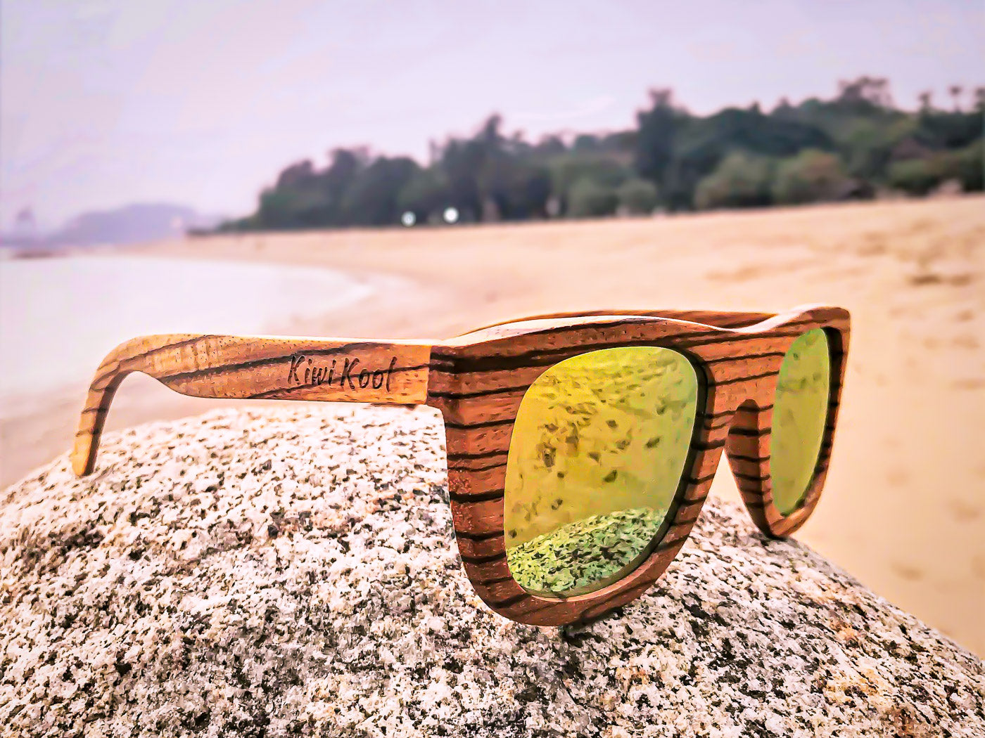 Zebrawood Wooden Sunglasses