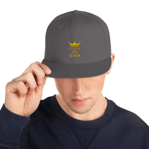 "Coffee King" Men's Coffee Drinker Snapback Hat