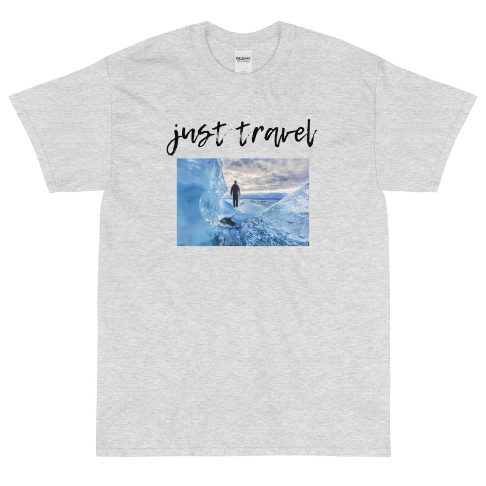 "Just Travel" Men's 100% Cotton T-Shirt