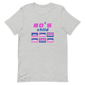 "80's Child" Unisex 1980's Cassette Tape Eco T-Shirt