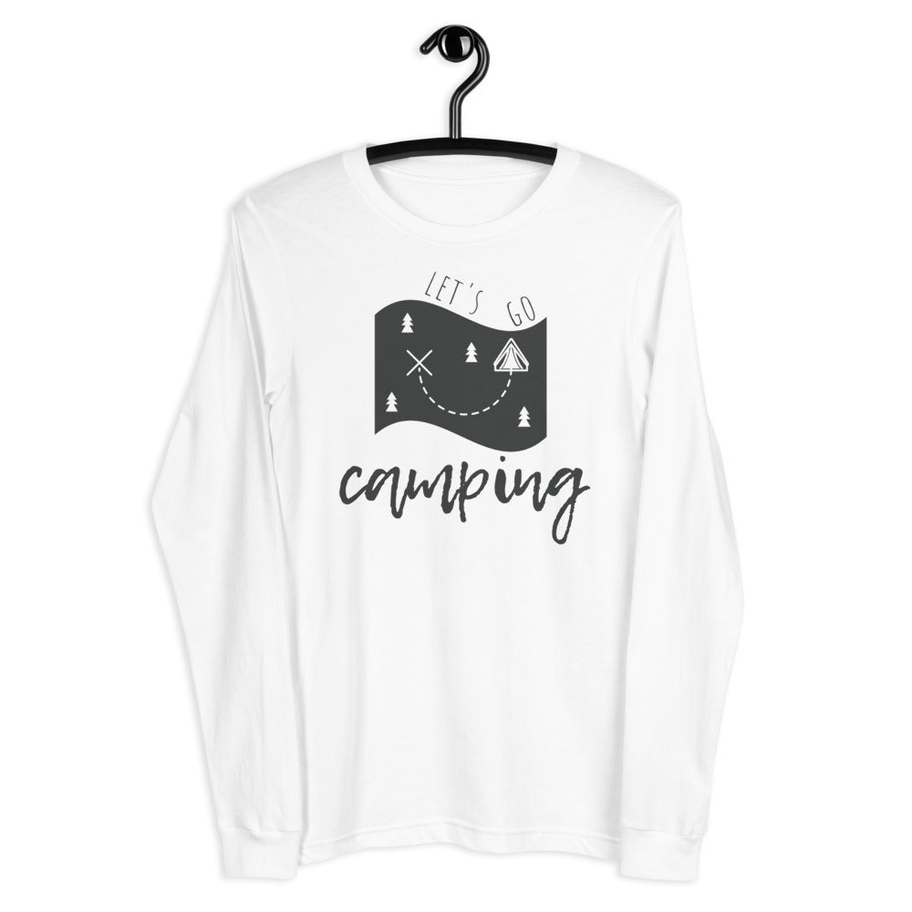 "Let's Go Camping" Unisex Camping Enthusiast Long Sleeve Shirt