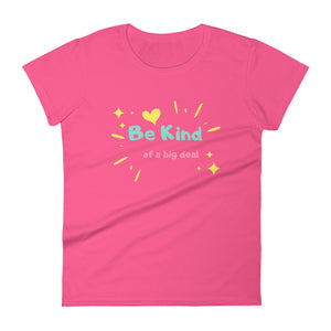 womens pink shirt be kind