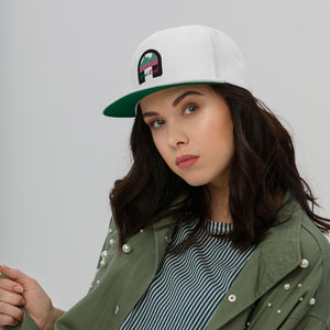 "Kiwi Kool" DJ Headphones with Music Equalizer Flat Bill Snapback Hat