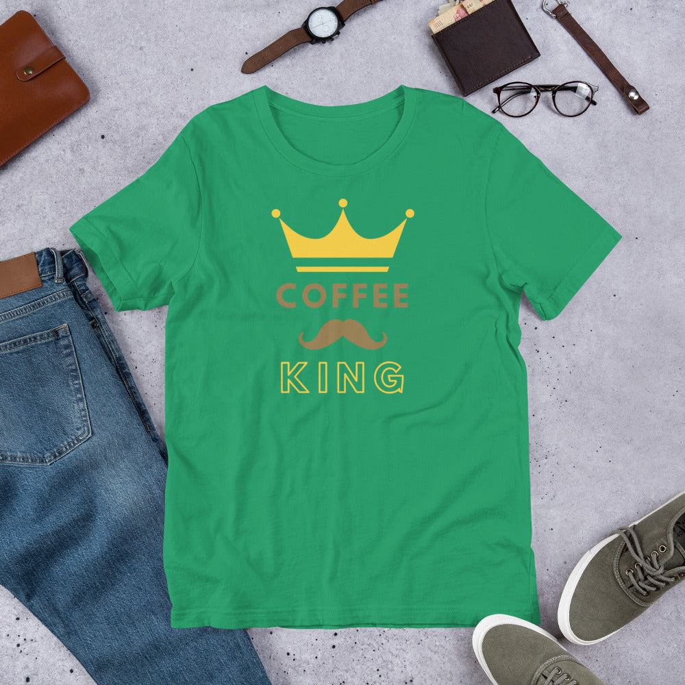 "Coffee King" Men's Coffee Drinker Premium Eco T-Shirt