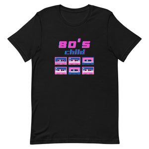 "80's Child" Unisex 1980's Cassette Tape Eco T-Shirt
