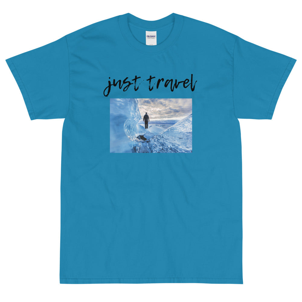 "Just Travel" Men's 100% Cotton T-Shirt