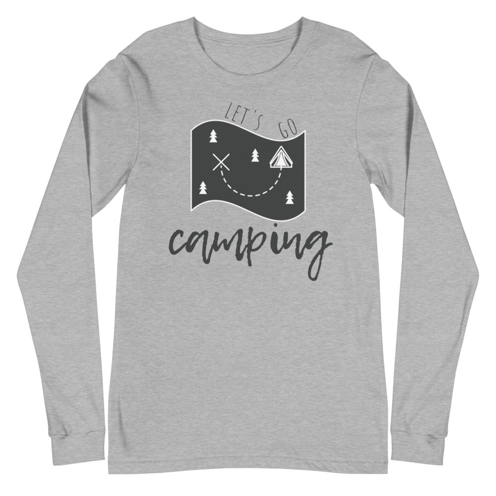 "Let's Go Camping" Unisex Camping Enthusiast Long Sleeve Shirt