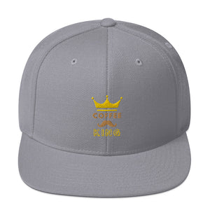 "Coffee King" Men's Coffee Drinker Snapback Hat