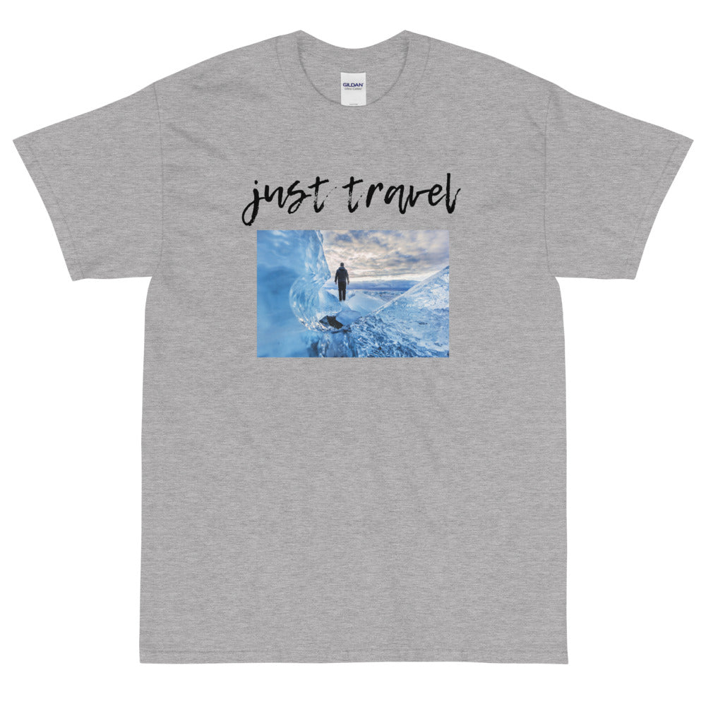"Just Travel" Men's 100% Cotton T-Shirt