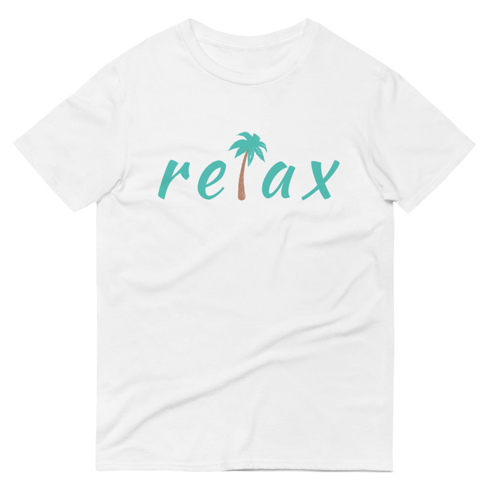 "Relax" Unisex Palm Tree Tropical Vibe T-Shirt