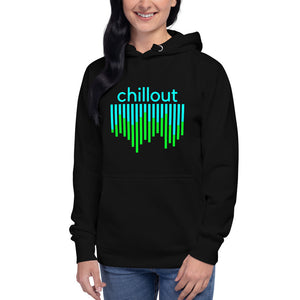 "Chillout" DJ Music Equalizer Design Unisex Premium Sweatshirt Hoodie