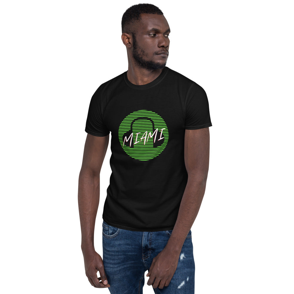"Miami" Unisex DJ Music Headphones Miami, FL T-Shirt