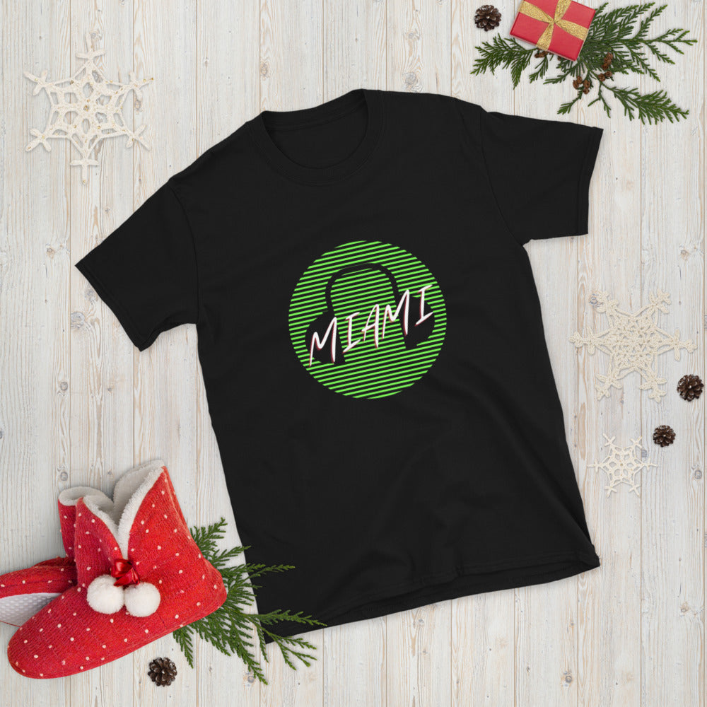 "Miami" Unisex DJ Music Headphones Miami, FL T-Shirt