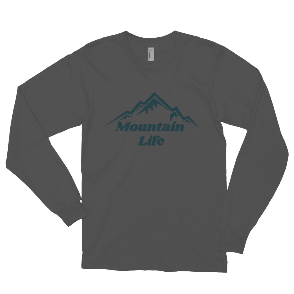 "Mountain Life" Unisex Mountain Lifestyle Long Sleeve Shirt