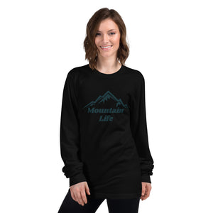 "Mountain Life" Unisex Mountain Lifestyle Long Sleeve Shirt