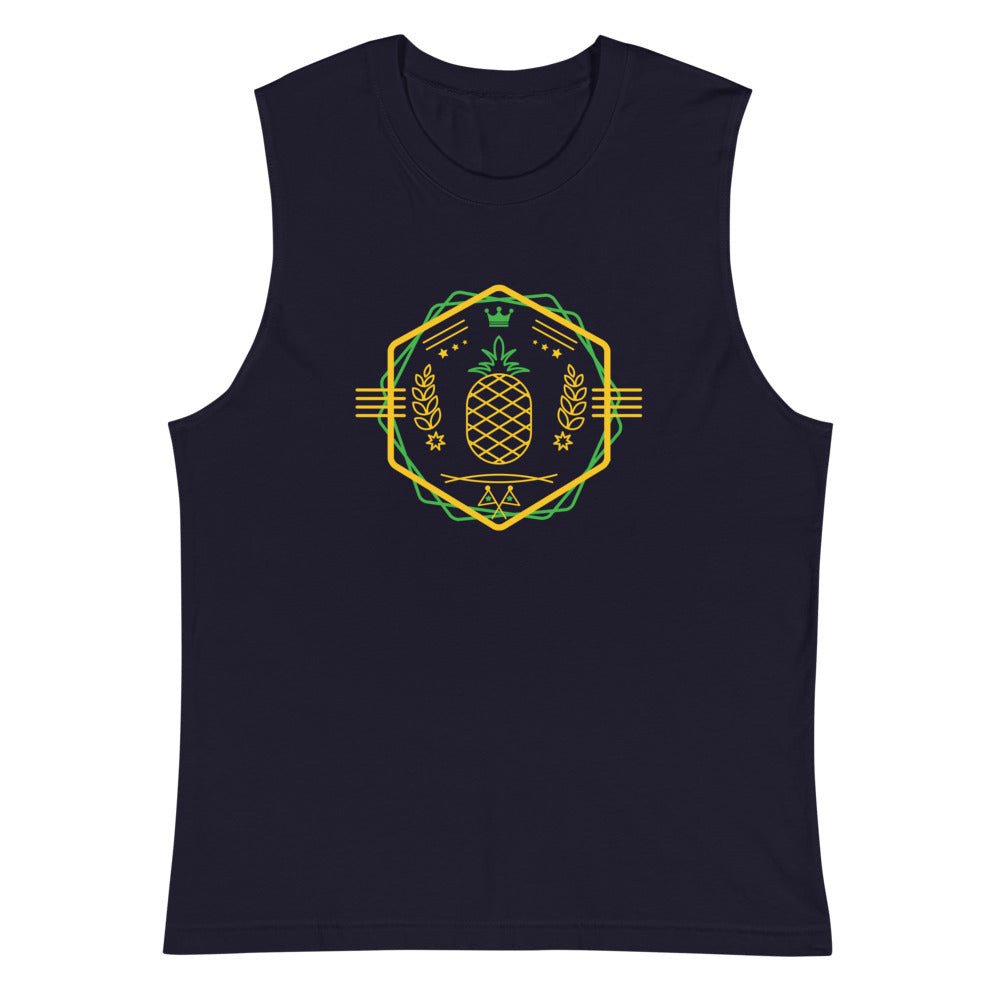 Unisex Pineapple King / Queen Muscle Tank Top