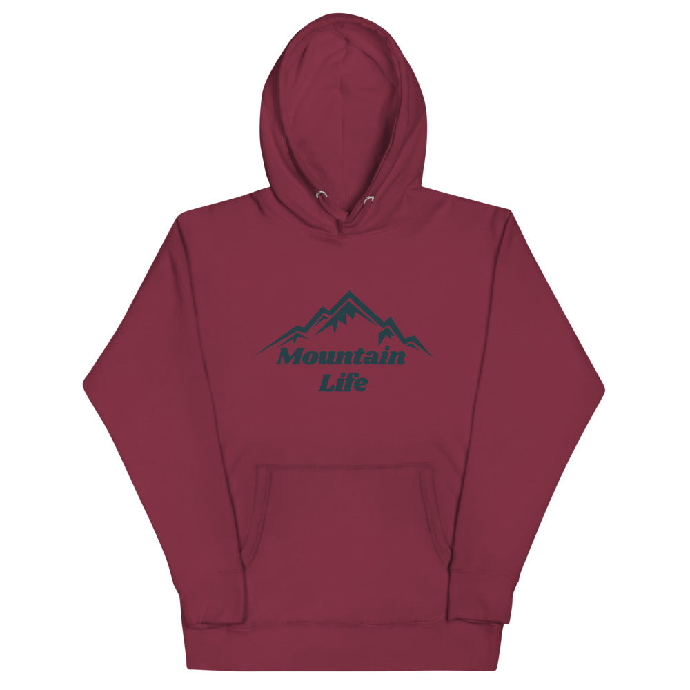 mountain life hoodie sweatshirt