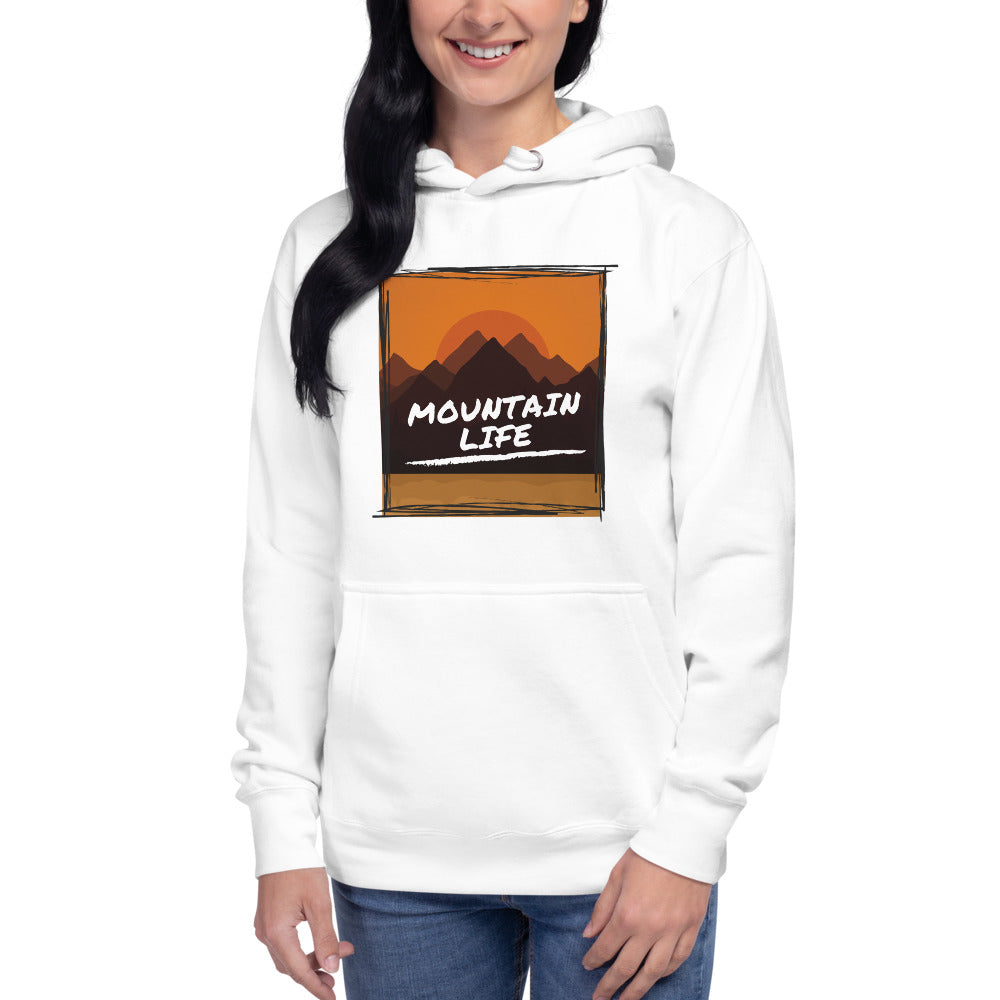 "Mountain Life" Unisex Mountain Living Premium Sweatshirt Hoodie