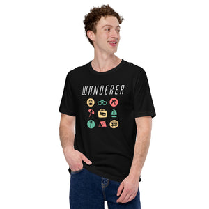 "Wanderer" Unisex Travel Icon Eco T-Shirt